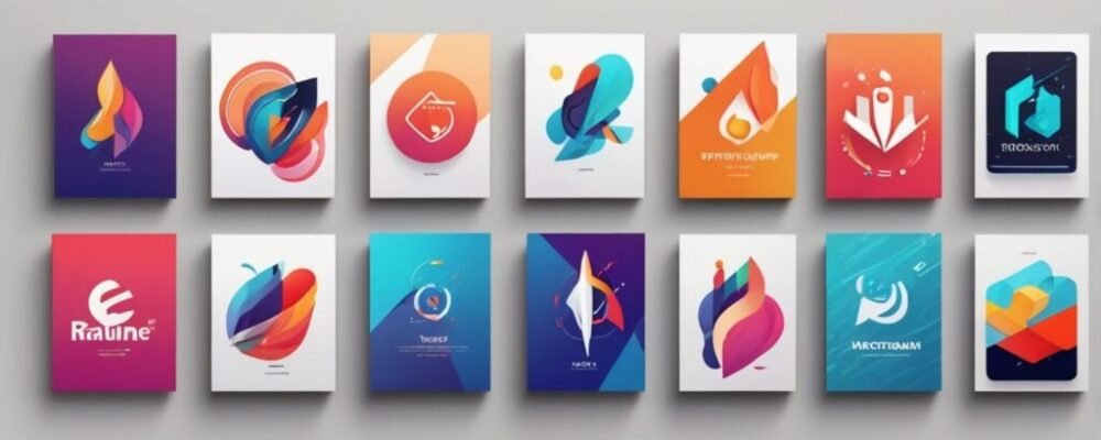 Creative startup logo ideas with colorful and innovative design styles