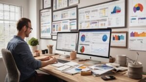 Fiverr social media manager helping a small business grow online
